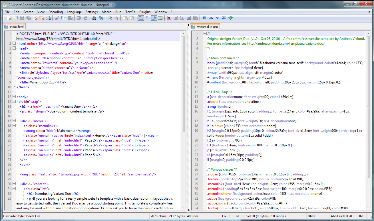 Notepad ++